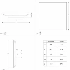 Luminaires Eglo Plafonnier Eglo TURCONA-B LED Blanc, 1 lumière* Éclairage Led