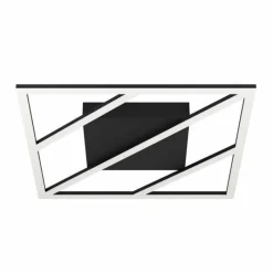 Luminaires Eglo Plafonnier Eglo ULISANO LED Noir, 1 lumière, Télécommandes* Éclairage Led