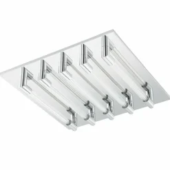 Luminaires Eglo Plafonnier Eglo VELARDE LED Chrome, 5 lumières