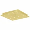 Lampes Dorées-Luminaires Eglo Plafonnier Eglo VEZENO LED Or, 16 lumières