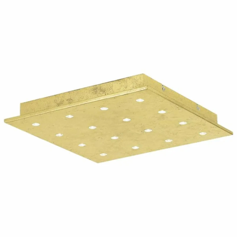 Lampes Dorées-Luminaires Eglo Plafonnier Eglo VEZENO LED Or, 16 lumières