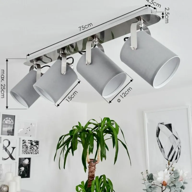 hofstein Plafonnier Eglo VILLABATE Noir, 4 lumières