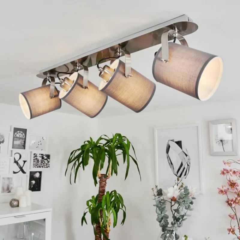 hofstein Plafonnier Eglo VILLABATE Noir, 4 lumières