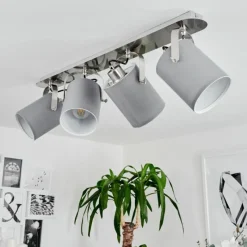 hofstein Plafonnier Eglo VILLABATE Noir, 4 lumières