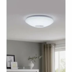 Luminaires Eglo Plafonnier Eglo VOLTAGO 2 LED Blanc, 1 lumière, Télécommandes* Éclairage Led