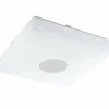 Luminaires Eglo Plafonnier Eglo VOLTAGO 2 LED Aspect cristal, Blanc, 1 lumière, Télécommandes* Éclairage Led
