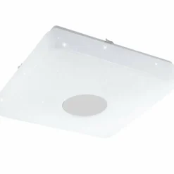 Luminaires Eglo Plafonnier Eglo VOLTAGO 2 LED Aspect cristal, Blanc, 1 lumière, Télécommandes* Éclairage Led