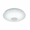 Luminaires Eglo Plafonnier Eglo VOLTAGO-C LED Aspect cristal, Blanc, 1 lumière, Changeur de couleurs