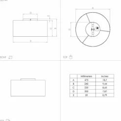 Lampes En Tissu-Luminaires Eglo Plafonnier Eglo ZARAGOZA Noir, 1 lumière