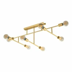 Luminaires Eglo Plafonnier Eglo-Leuchten BELSIANA Laiton, 8 lumières* Plafonniers