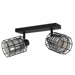 Luminaires Eglo Plafonnier Eglo-Leuchten CONSACA Noir, 2 lumières