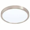 Luminaires Eglo Plafonnier Eglo-Leuchten FUEVA-Z LED Nickel mat, 1 lumière