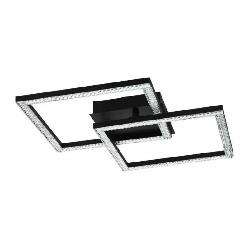Luminaires Eglo Plafonnier Eglo-Leuchten LEJIAS LED Noir, 1 lumière* Éclairage Led
