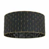 Lampes En Tissu-Luminaires Eglo Plafonnier Eglo-Leuchten MARASALES Noir, 1 lumière