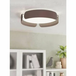 Luminaires Eglo Plafonnier Eglo-Leuchten VALCASOTTO LED Moka, 1 lumière* Éclairage Led