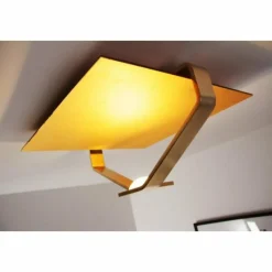 Luminaires Elesi Luce Plafonnier Elesi Luce LED Or, 1 lumière