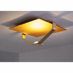 Luminaires Elesi Luce Plafonnier Elesi Luce LED Or, 1 lumière