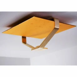 Luminaires Elesi Luce Plafonnier Elesi Luce LED Or, 1 lumière