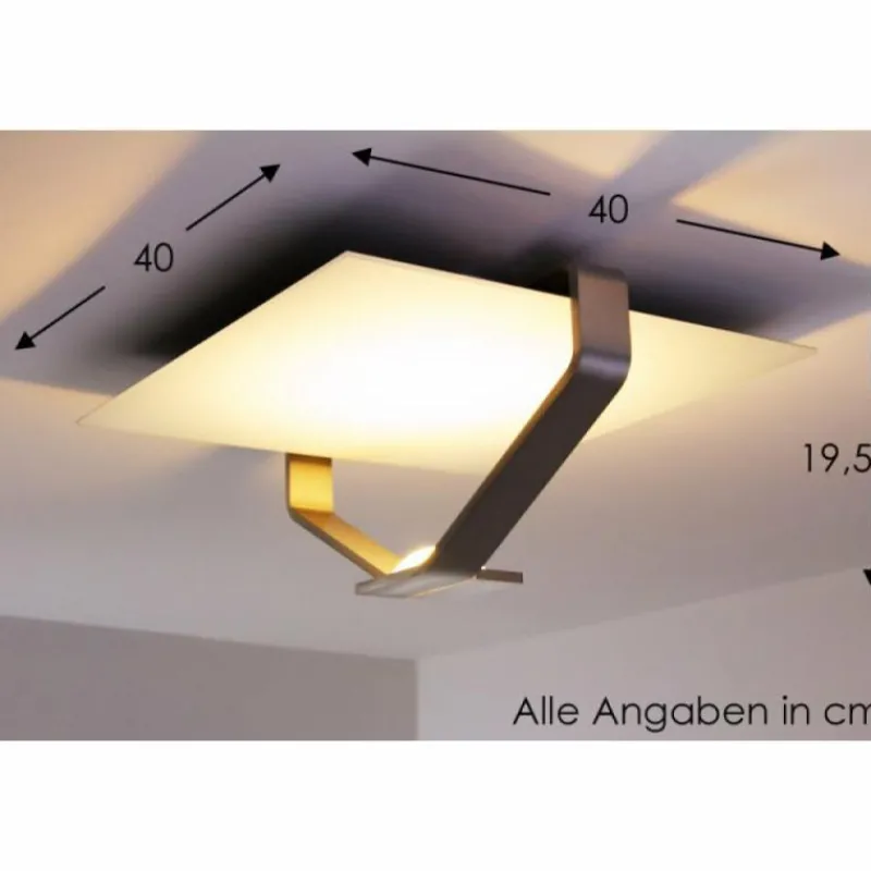 Luminaires Elesi Luce Plafonnier Elesi Luce LED Argenté, 1 lumière