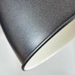 hofstein Plafonnier Elm Anthracite, Bois clair, 3 lumières