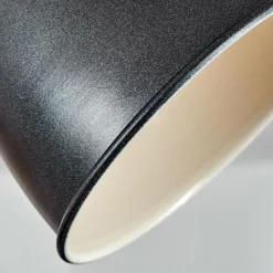 Lampes Industrielles-hofstein Plafonnier Elm Anthracite, Bois clair, 2 lumières