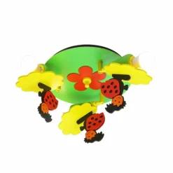 Lampes En Bois-Luminaires Elobra Plafonnier Elobra MARIENKÄFER Multicolore, 3 lumières