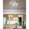 Lampes En Bois-Luminaires Elobra Plafonnier Elobra Panama LED Écru, 1 lumière
