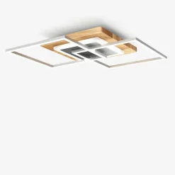 Lampes En Bois-Luminaires Elobra Plafonnier Elobra Panama LED Écru, 1 lumière