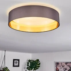 Lampes En Tissu-hofstein Plafonnier Elsa LED Blanc, 1 lumière