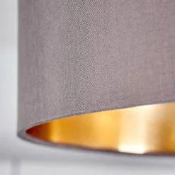 Lampes En Tissu-hofstein Plafonnier Elsa LED Blanc, 1 lumière