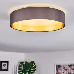 Lampes En Tissu-hofstein Plafonnier Elsa LED Blanc, 1 lumière