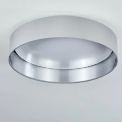 Lampes En Tissu-hofstein Plafonnier Elsa LED Blanc, 1 lumière