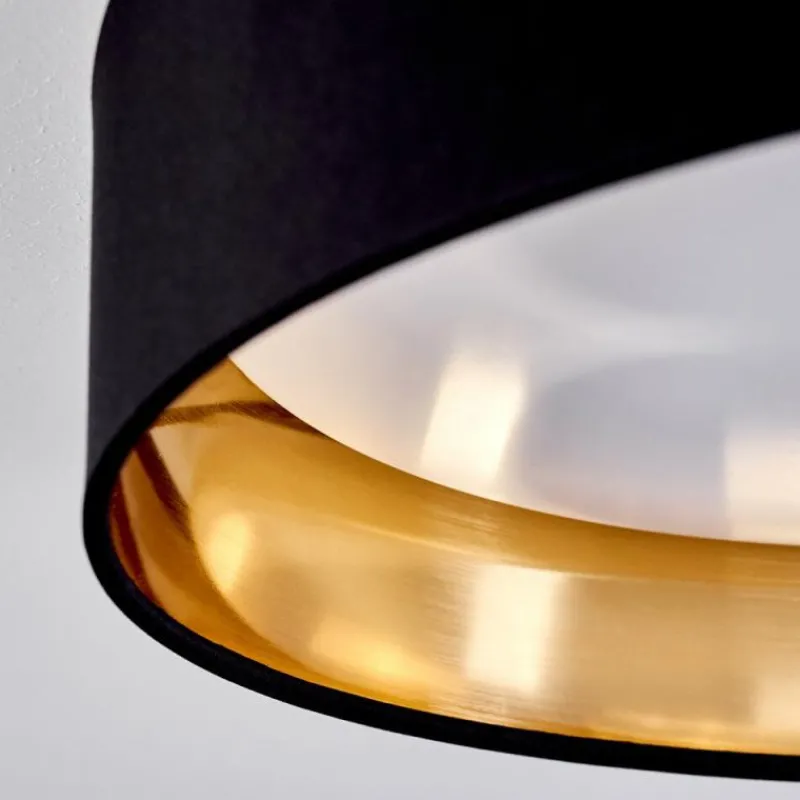 Lampes En Tissu-hofstein Plafonnier Elsa LED Blanc, 1 lumière