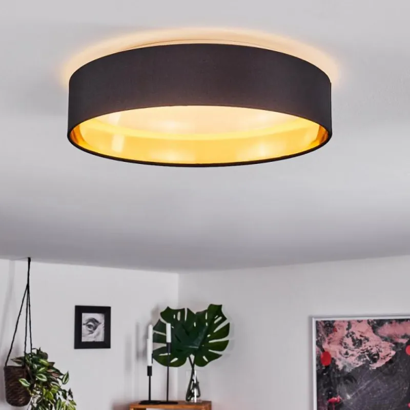 Lampes En Tissu-hofstein Plafonnier Elsa LED Blanc, 1 lumière