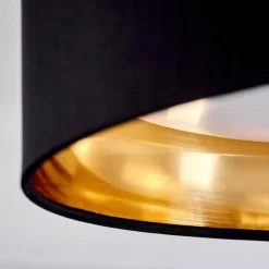 Lampes En Tissu-hofstein Plafonnier Elsa LED Blanc, 1 lumière