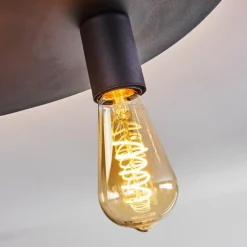 hofstein Plafonnier Esbjerg Noir, 6 lumières