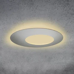 Luminaires Escale Plafonnier Escale BLADE OPEN LED Argenté, 1 lumière