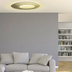 Lampes Dorées-Luminaires Escale Plafonnier Escale BLADE OPEN LED Or, 1 lumière