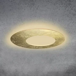 Lampes Dorées-Luminaires Escale Plafonnier Escale BLADE OPEN LED Or, 1 lumière