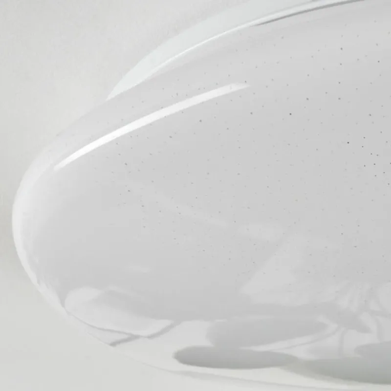 hofstein Plafonnier Esgos LED Blanc, 1 lumière, Télécommandes