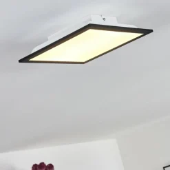 hofstein Plafonnier Essaouira LED Noir, 1 lumière, Télécommandes