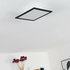 hofstein Plafonnier Essaouira LED Noir, 1 lumière, Télécommandes