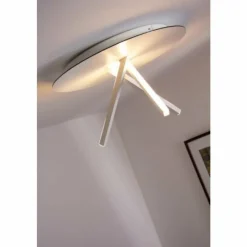 Luminaires Eva Luz Plafonnier Evaluz Orion LED Blanc, 3 lumières* Éclairage Led