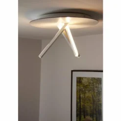 Luminaires Eva Luz Plafonnier Evaluz Orion LED Blanc, 3 lumières* Éclairage Led