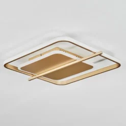 Lampes Dorées-hofstein Plafonnier Evolene LED Or, 1 lumière