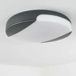 hofstein plafonnier extérieur Joserand LED Anthracite, 1 lumière