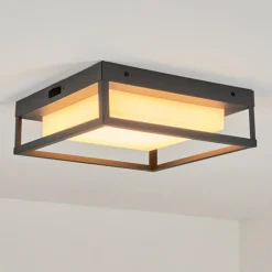 hofstein plafonnier extérieur Nonza LED Anthracite, 1 lumière