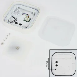 hofstein plafonnier extérieur Paleroo LED Blanc, 1 lumière