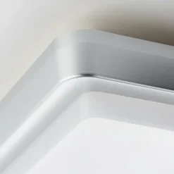 Luminaires Brilliant plafonnier extérieur Brilliant Devora LED Argenté, 1 lumière