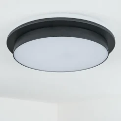 hofstein plafonnier extérieur Caucete LED Noir, 1 lumière